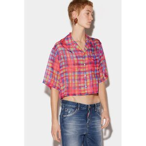 Dsquared² Multicolor Fibres Pattern Women's Shirt